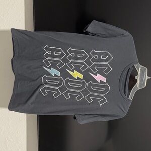 AC/DC Kids Tee - Charcoal with Colorful Accents